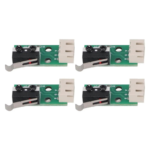 4-pack 3D Printer Limit Switch Endstop Module with Integrated Plug and 1M Photoelectric Sensor for Mega S