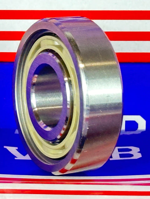 6304 Cryogenic Ball Bearing Stainless Steel Abec 3 with PEEK cage