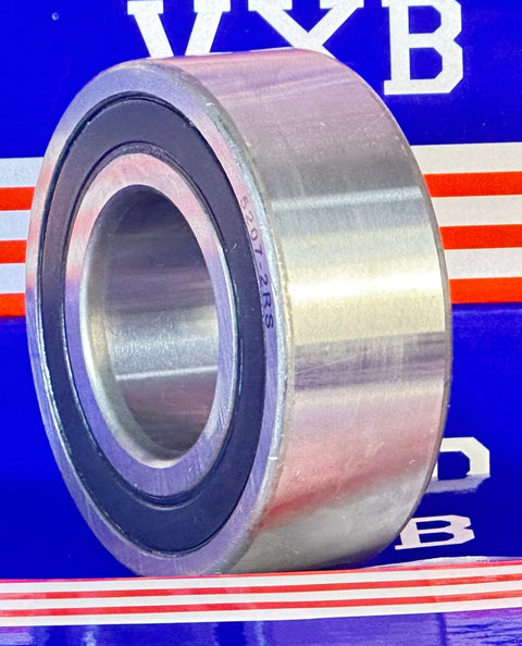 5207-2RS  Sealed  35x72x27 Angular Contact Bearing