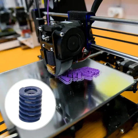 Heavy Duty 3D Printer Die Spring with 20mm Outer Diameter and 10mm Inner Diameter 25mm Long Free Length Light Load installed in 3D printer