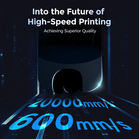 All Metal CoreXY Desktop 3D Printer With No Fuss Automatic Bed Leveling And Ultra Fast 600mm Per Second Printing For Pristine First Layers, 280°C Direct Extruder With 3S Detachable Nozzle, 220x220x220mm Build Volume, Adventurer 5M By FlashForge showcasing high-speed 600mm/s printing capability.