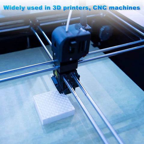 3D printer using Lmh30uu linear ball bearings 30mm bore dia 45mm OD 51mm long 6.5mm hole for smooth motion and steady alignment