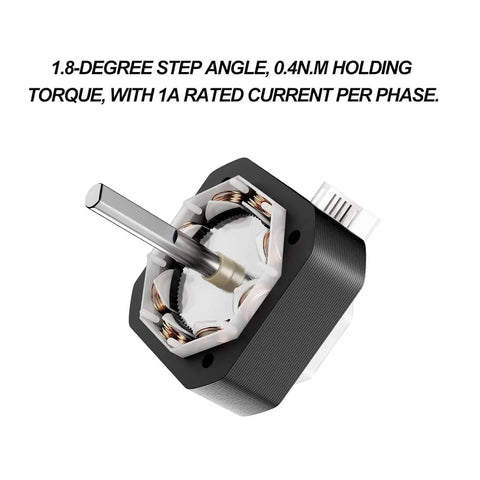 3D Printer Stepper Motor 42-34,2 Phases 1A 1.8 Degrees 0.4 N.M Stepper Motor 3D Printer Extruder