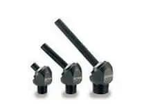 Three varying sizes of linear slide units for automation and CNC, featuring sealed ball bearings and a low-profile ceramic component.