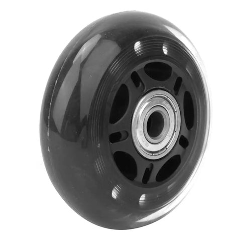 3 Inch Luggage Caster Replacement Wheel With 608ZZ Bearings, Silent PU Wheel For Suitcases, Durable And Pressure Resistant Castor
