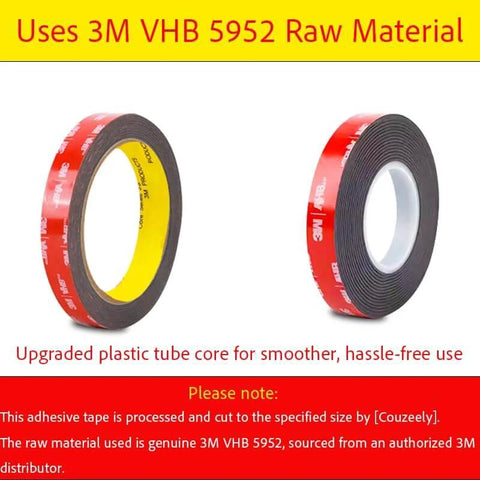 Heavy Duty Double Sided Tape Waterproof Mounting Foam Adhesive Tape 16.5 Feet Long By 0.98 Inch Wide High Temperature Resistant