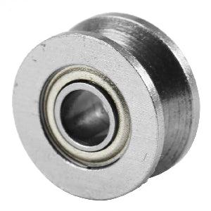 3mm Bore Bearing with 12mm shieled Pulley V Groove Track Roller Bearing 3x12x4mm - VXB Ball Bearings