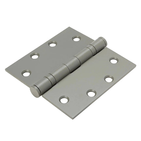 4 Pack Four And One Half Inch Ball Bearing Door Hinges With Prime Coat for smooth, quiet operation, shown in a close-up view.