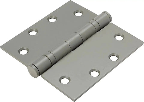 4 Pack 4.5 Inch Ball Bearing Door Hinges Prime Coated For Smooth Quiet Opening And Closing Ideal For Light To Medium Weight Interior And Exterior Commercial Doors With 3 Hour UL Fire Rating