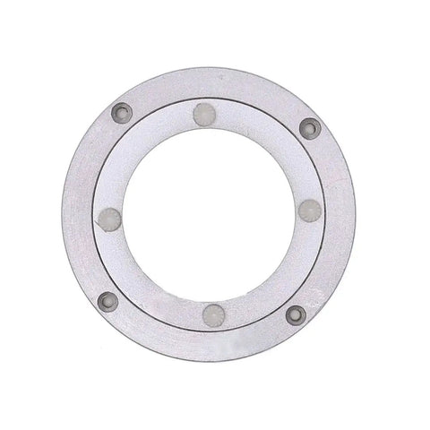 4.5 Inch Lazy Susan Bearing Turntable Bearing With Heavy Duty Aluminum Alloy For Quiet Smooth Rotation in silver