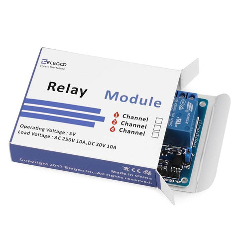 4 Channel 5V Relay Module With Optocoupler For Arduino UNO R3 Mega 2560 DSP ARM PIC AVR STM32 Projects Active Low 10A At 250VAC And 10A At 30VDC Contacts Direct Microcontroller Interface Status LEDs DIY Friendly Safe Operation package view.