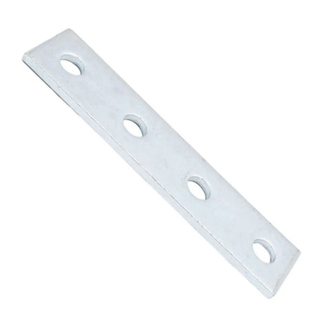 9 Pcs 4 Hole Flat Plate Connector Bracket Galvanized Steel Compatible With 1/2 Inch Bolt In 1 5/8 Inch Strut Channel Heavy Duty 5mm Thick