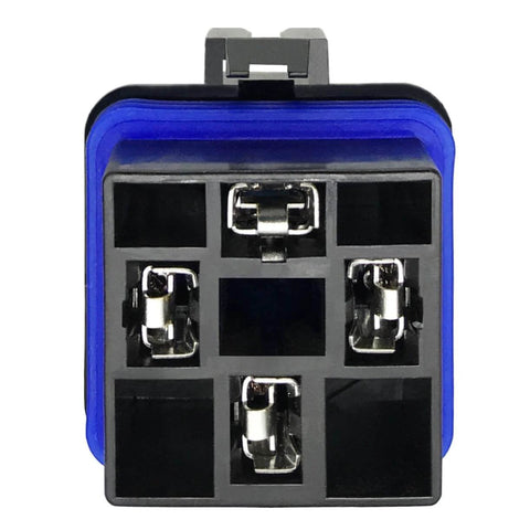 4-Pin 12V DC Automotive Relay With Heavy-Duty Wires 40/30A SPST Weather-Resistant Water-Repellent And Dustproof For Car