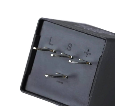 4 Pin EP29 EP29N LED Flasher Relay showing connector pins for hyper rapid turn signal blink on 1996–2005 Cadillacs and Chevys