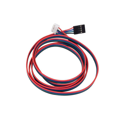 Red and blue 4-wire cable for 310mm Tr8x8 Lead Screw Nema 17 Integrated Linear Actuator Stepper Motor with External Brass Nut