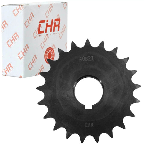 Heavy Duty Workhorse 40 Tooth Roller Chain Sprocket with 1 Inch Bore B Hub Carbon Steel Drive Sprocket for ANSI 40 Chains
