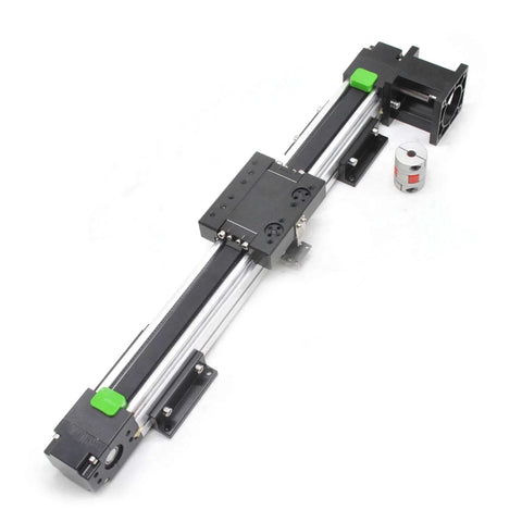 Image of a High Speed 400 MM 16 INCH Stroke Belt Drive Linear Guide Rail Motion Slide Actuator Module for CNC Linear Position Kit.