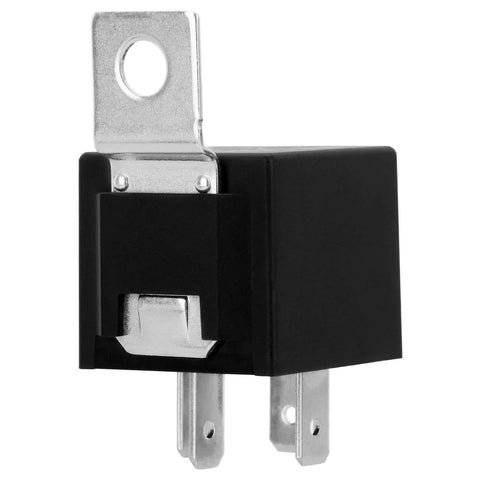 2 Pack JD1912 12V 40A Car Relay SPST Four Pin Waterproof Auto Electrical Switch for heavy-duty vehicles close-up view