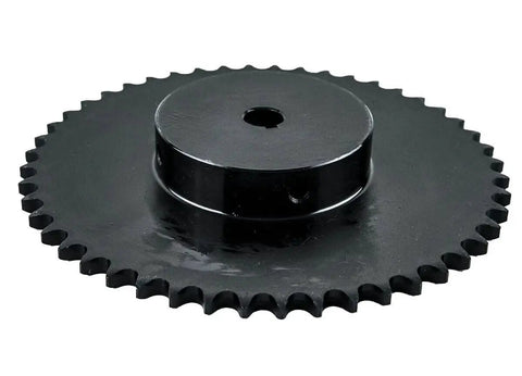 40B50 Roller Chain Sprocket, B Type, 50 Teeth, Three Quarter Inch Bore, 1045 Medium Carbon Steel, ANSI MARTIN Standard, Jeremywell