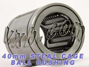 40mm Ball Bushing SDM40GA Steel Retainer Linear Motion Bearing