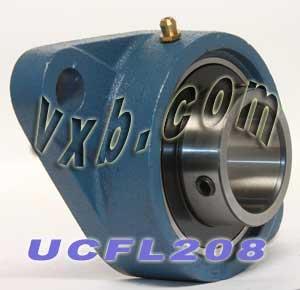40mm Bearing UCFL-208 + 2-Bolt Flanged Cast Housing Mounted Bearing