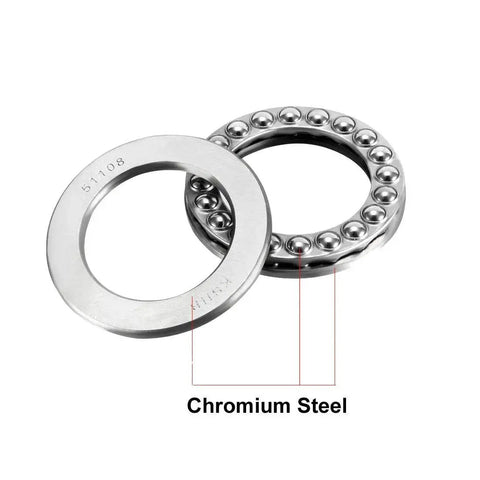 Heavy Duty Thrust Ball Bearings 40mm Bore, 60mm Outer Diameter, 13mm Width, Chrome Steel AISI 52100 ABEC 3 Single Row