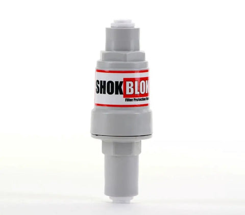 40 PSI Water Filter Pressure Regulator Protection Valve for RO and Filtration Systems with one quarter inch QC ports