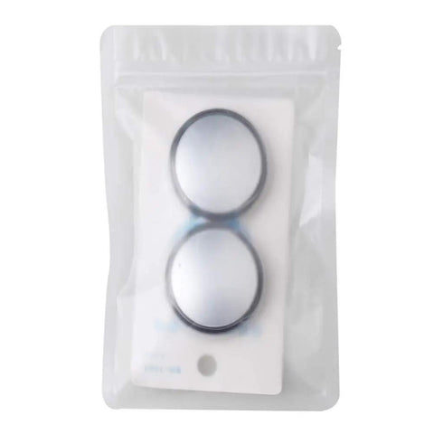 2 pack blind spot mirrors with 360 degree rotation high definition HD glass in sealed packaging for universal cars.