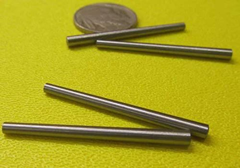 Heavy Duty 18-8 Stainless Steel Taper Pin Set For Precision Machining, 0.125 Inch Large Diameter, 0.094 Inch Small Diameter, close-up view