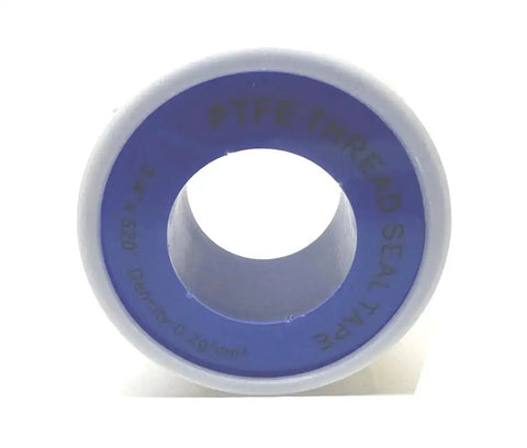 Front view of Three Quarter Inch By Five Hundred Twenty Inch Teflon PTFE Thread Sealing Tape For Water Pipes And Plumbing 5 Piece Pack