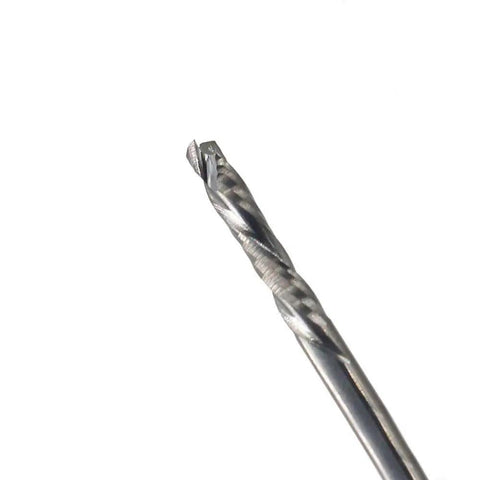 Pro Grade One Eighth Inch Shank Carbide End Mills Three Point One Seven Five By Seventeen Millimeter Up And Down Cut