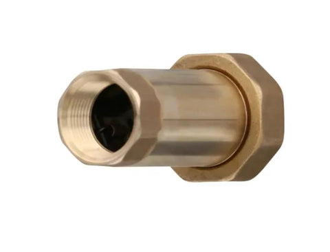 Brass lead-free MPT dual check valve, 3/4 in, Watts LF7RU2-2, 1-piece
