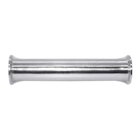 Stainless steel 6-inch sanitary tri-clamp tube, seamless round tubing with 1.5 inch tri-clamp ferrule flange
