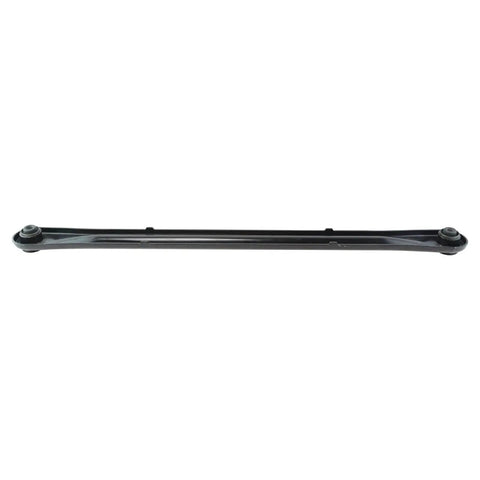 TRQ rear suspension sway bar link, black metal, side view