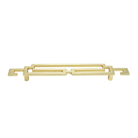 Gold Drawer Pulls 7 Inch Long Modern Cabinet Handles For Dresser And Furniture Hardware Set Of 2 With Screws 5 Inch Center Mount Distance