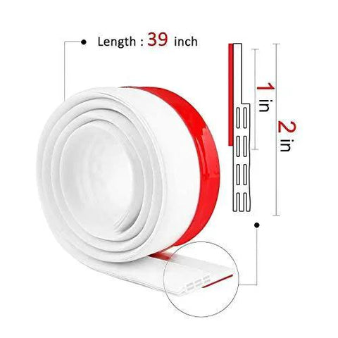 2 Inch By 39 Inch Self Adhesive Door Draft Stopper For Exterior And Interior Doors Weather Stripping Seal Door Sweep Noise Reduction