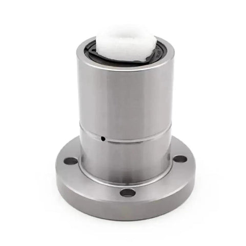 Ball Spline Nut LF 6 LF6UU for high precision linear motion and heavy duty load, showing compact design and smooth rotation.