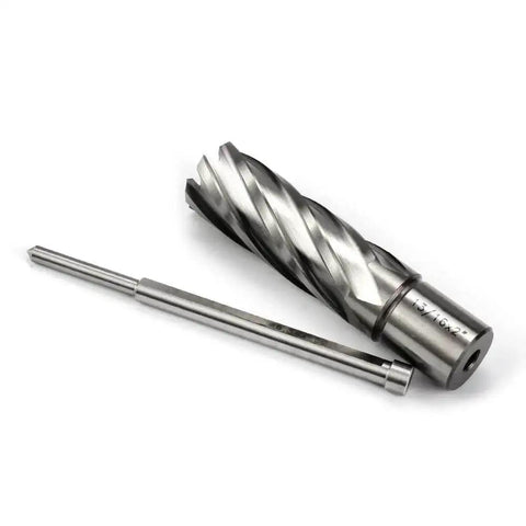 Beefy 13/16 Inch Annular Cutter For Magnetic Drill Press With 2 Inch Cutting Depth And 3/4 Inch Weldon Shank 2 Flat Pilot Pin
