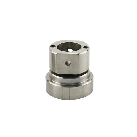 Stainless steel damping hinge rocker arm joint bracket, front view