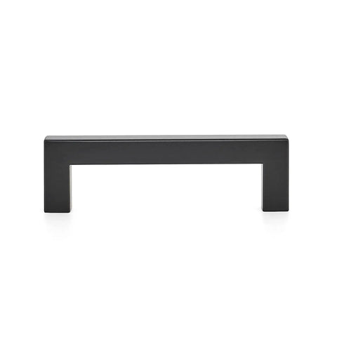 Matte black square handle from 30 Pack 4 Inch Square Kitchen Cabinet Handles Matte Black Drawer Pulls For Cupboards And Cabinets Durable Hardware Set