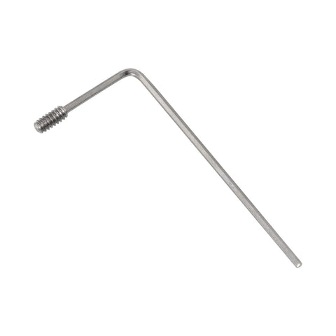 Must Have 40 Piece Stainless Steel Hex Socket Set Screws Cup Point 4 By 40 Coarse Thread One Quarter Inch With Two Piece Hex Wrench Rust Resistant Hardware Kit Bundle showing a single hex wrench in detail