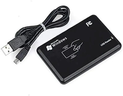 USB reader and cable for Door Access System With 600Lb Mag Lock Entry Control Panel 110V Power Supply RFID Reader Exit Button Enroll RFID