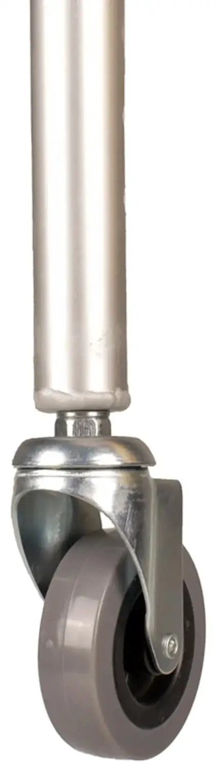 Universal Rotating Adjustable Height Replacement Walker Caster Wheel Pack of 2 Swivel Wheels for Most Walkers and Rollators