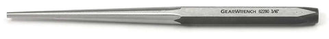Long taper punch from 12 Piece Punch And Chisel Chrome Set For Pros And DIYers, durable chrome finish for metalworking and shop tasks.