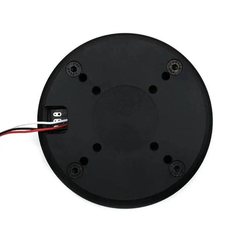 Top view of Beefy Heavy-Duty High-Torque Low-Speed Flat DC Motor With Encoder-Based Turntable Servo
