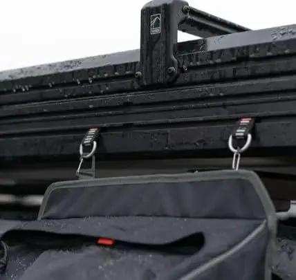 T Slot Loop 4 Pack Heavy Duty Roof Rack Tie Down Anchors for Roof Top Tents Truck Bed Rails and Overland Gear Aluminum D Ring