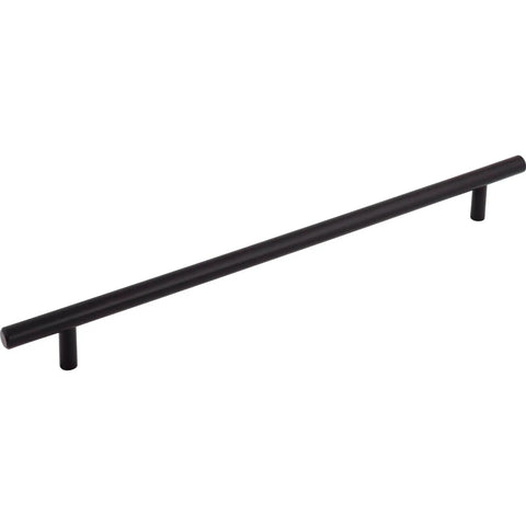Hopewell Steel Bar Pull M993 15 Inch Center-To-Center Flat Black Cabinet Pull for Modern Kitchen and Bath, solid steel construction.