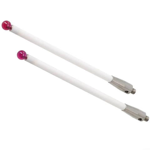 Ceramic Stem Probe Stylus Tips For CMM Probes 6mm Ball Tip 100mm Length 2 Pack Compatible With Renishaw A 5000 3712.
