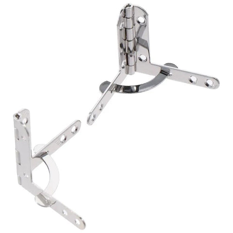 Beefy 2 Pack Silver Iron Box Hinge 90 Degree Folding Furniture Hardware Connect Mount For Jewelry Boxes Wine Boxes Wooden Craft Humidors And DIY Box Projects