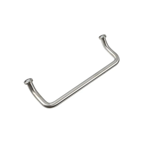 2 Pack 90 Degree Offset Door Pulls In Stainless Steel For Cabinets With Screws Center To Center 6.3 Inches And 0.39 Inch Diameter